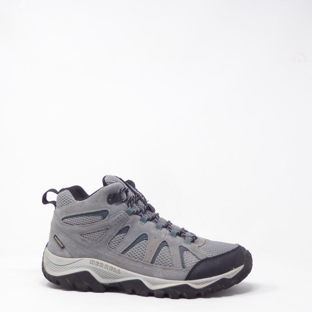 Merrell Oakcreek Mid Mens Hiking Boots Grey Waterproof J037163 Size 10.5